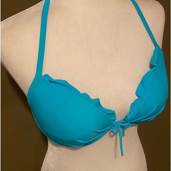 Victoria’s Secret Blue Bikini Top - Picture 3 of 10